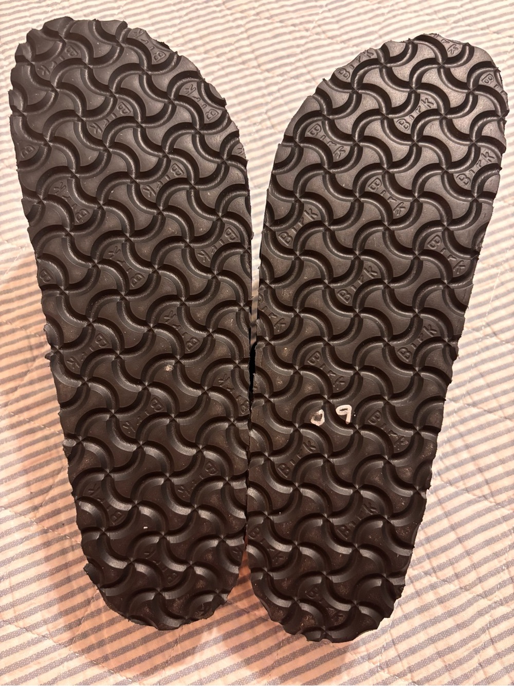 BIRKS/PAPILLio Black Vegan Double-Buckle Slide Sandals - Picture 4 of 6